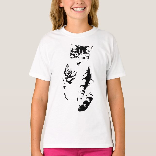 Paw-Lick Attitude T-Shirt (Vorderseite)