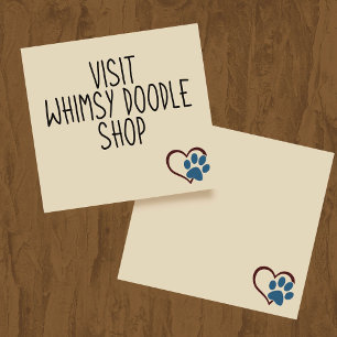 Paw n' Heart Hunde-Liebe 3" x 3" Post-it® Notizen