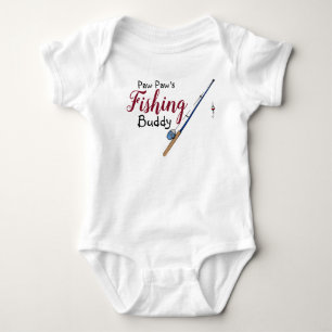 Paw Paw's Fishing Buddy Baby Säugling Body Anzug Strampler