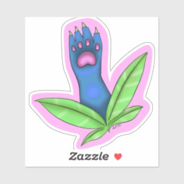 Paw Plant Sticker