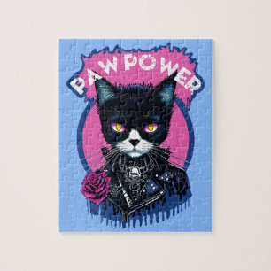 Paw Power Punk Cat Puzzle