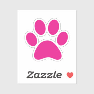 Paw Print Aufkleber