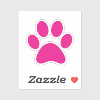 Paw Print Aufkleber