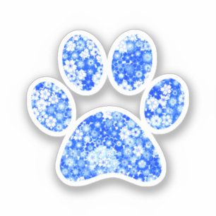 Paw Print Aufkleber