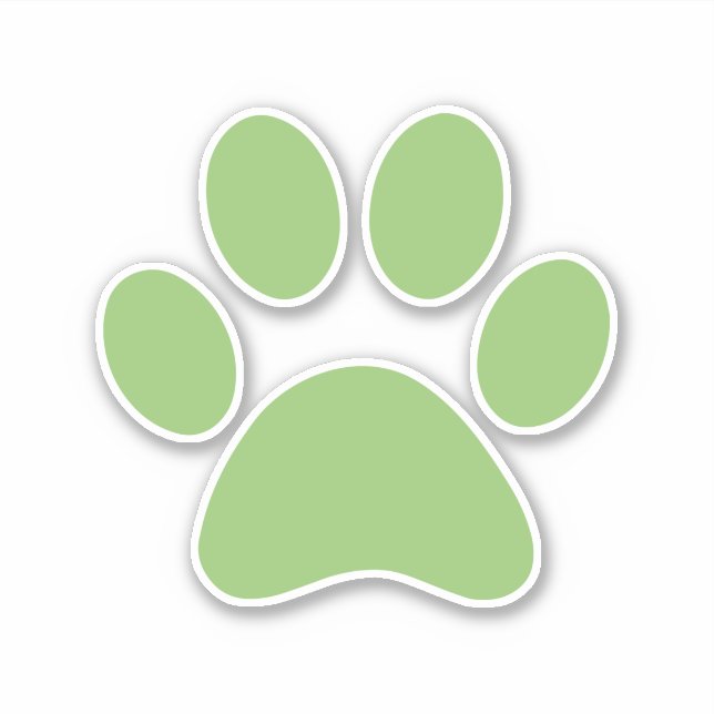 Paw Print Aufkleber (Vorderseite)