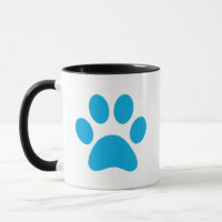 Paw Print Coffee Tasse