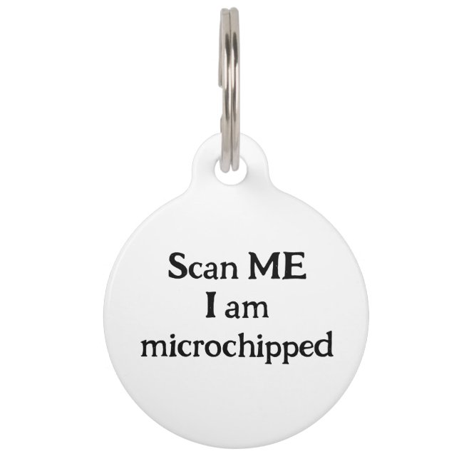 Paw Print Collar Pet Tag Haustiermarke (Rückseite)