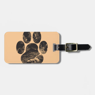 Paw Print Gepäckanhänger