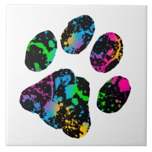 Paw Print - Geschenke für Hundeliebhaber Fliese