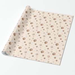 Paw Print Geschenkpapier