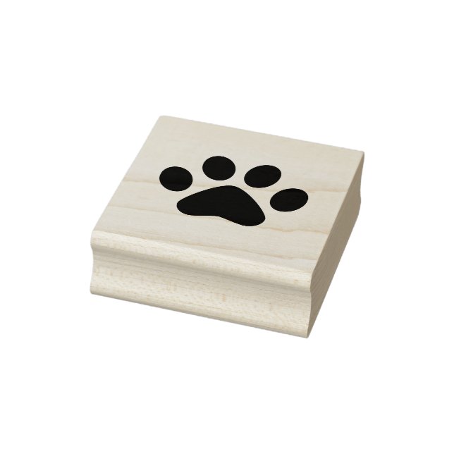 Paw Print Gummistempel (Stempel)