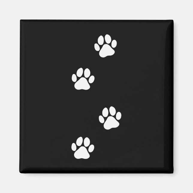 Paw Print Hund Katze Pet Lover Magnet (Vorne)