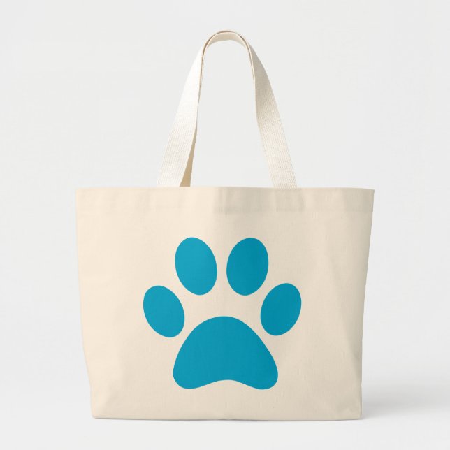 Paw Print Jumbo Stoffbeutel (Vorne)