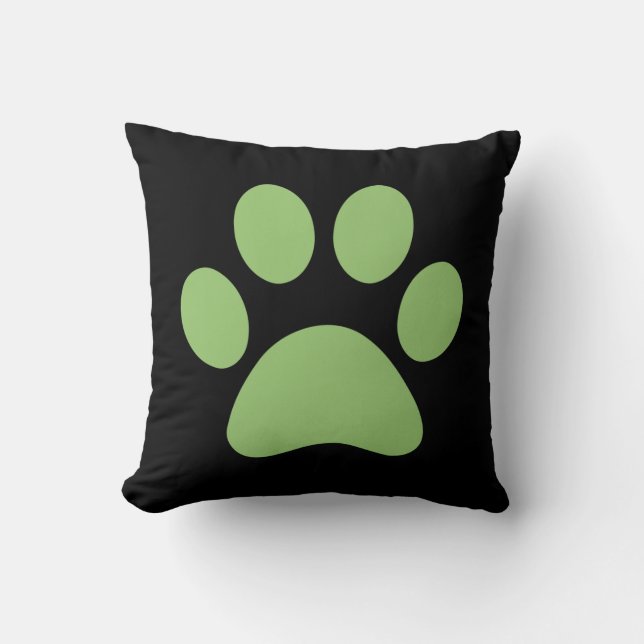 Paw Print Kissen (Vorderseite)