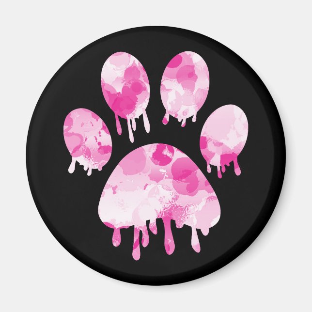 Paw Print Magnet (Vorne)