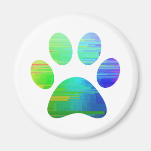 Paw Print Magnet