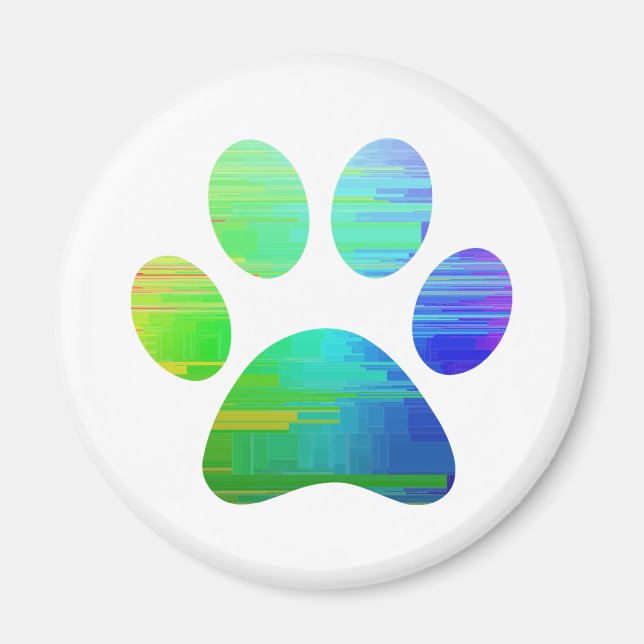 Paw Print Magnet (Vorne)