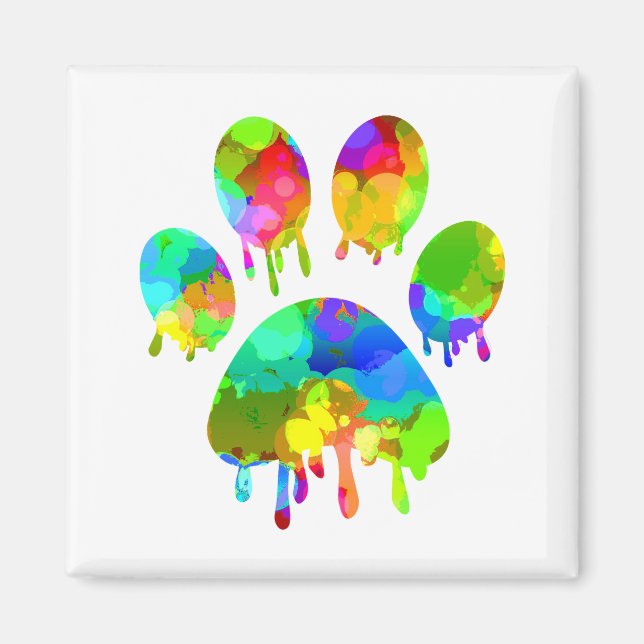 Paw Print Magnet (Vorne)