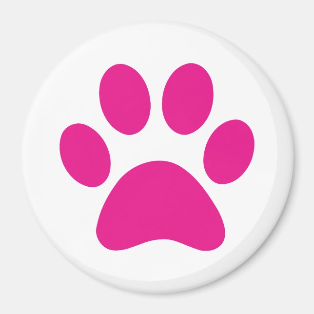Paw Print Magnet (Vorne)