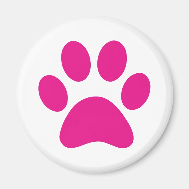 Paw Print Magnet (Vorne)