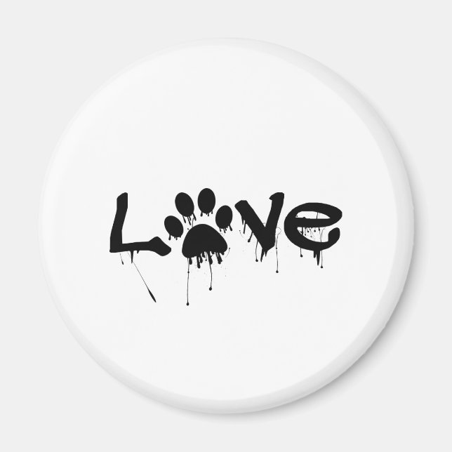 Paw Print Magnet (Vorne)