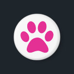 Paw Print Magnet<br><div class="desc">Pfau,  Druck,  Hund,  Katze,  Haustier,  Welpe,  Kätzchen,  Beileid,  Keepake,  Erinnerung</div>