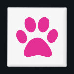 Paw Print Magnet<br><div class="desc">Pfau,  Druck,  Hund,  Katze,  Haustier,  Welpe,  Kätzchen,  Beileid,  Keepake,  Erinnerung</div>