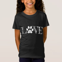 Paw Print Pawprint Herz Tier Lover Liebe Hund