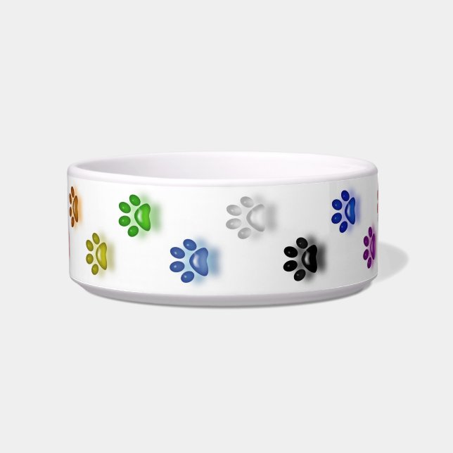Paw Print Pet Bowl Napf (Vorderseite)