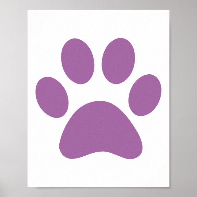 Paw Print Poster (Vorne)