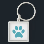 Paw Print               Schlüsselanhänger<br><div class="desc">Fun Paw Print Design für Tierfreunde!</div>