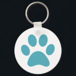 Paw Print Schlüsselanhänger<br><div class="desc">Fun Paw Print Design für Tierfreunde!</div>