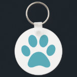 Paw Print Schlüsselanhänger<br><div class="desc">Fun Paw Print Design für Tierfreunde!</div>