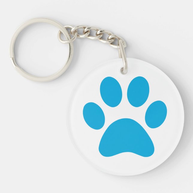 Paw Print Schlüsselanhänger (Vorderseite)