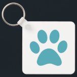 Paw Print Schlüsselanhänger<br><div class="desc">Fun Paw Print Design für Tierfreunde!</div>
