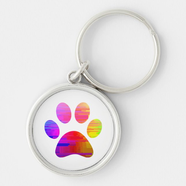 Paw Print Schlüsselanhänger (Vorne)