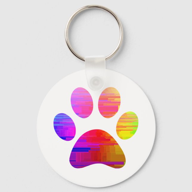 Paw Print Schlüsselanhänger (Vorderseite)