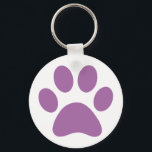 Paw Print Schlüsselanhänger<br><div class="desc">Fun Paw Print Design für Tierfreunde!</div>