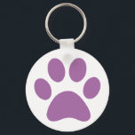 Paw Print Schlüsselanhänger<br><div class="desc">Fun Paw Print Design für Tierfreunde!</div>