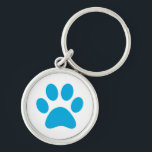 Paw Print     Schlüsselanhänger<br><div class="desc">Fun Paw Print Design für Tierfreunde!</div>