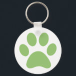 Paw Print Schlüsselanhänger<br><div class="desc">Fun Paw Print Design für Tierfreunde!</div>