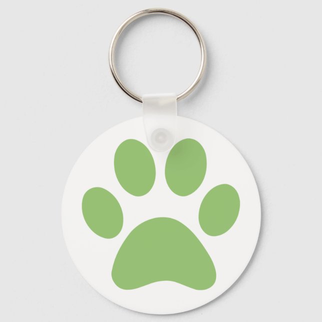 Paw Print Schlüsselanhänger (Vorderseite)