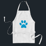 Paw Print Schürze<br><div class="desc">Fun Paw Print Design für Tierfreunde!</div>