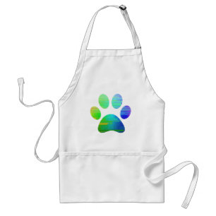 Paw Print Schürze