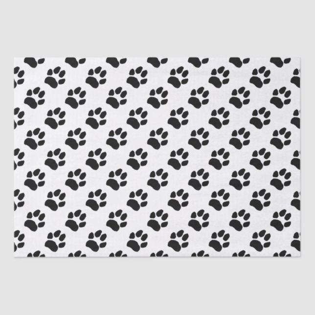 Paw Print Seidenpapier (Vorderseite)