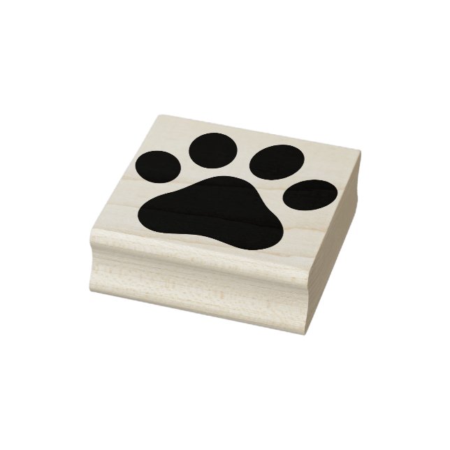 Paw Print Stamp Pad Gummistempel (Stempel)