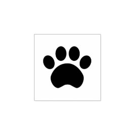Paw Print Wood Briefmarke Gummistempel