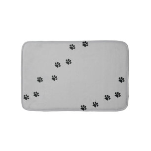 Paw Prints Badematte