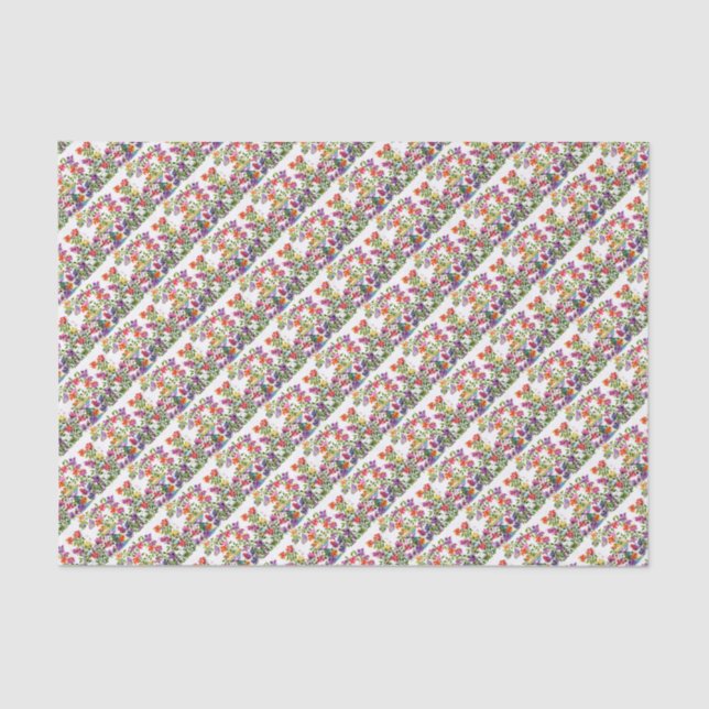 PAW PRINTS BIRD BATH SEIDENPAPIER (Vorderseite)