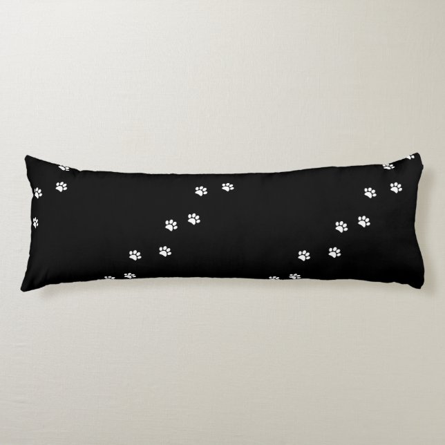 Paw Prints Body Pillow Seitenschläferkissen (Vorderseite)